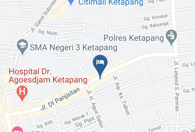 Ketapang Regency - Olive Hotel Maps