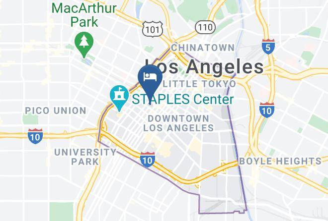 Los Angeles - Olive Hotel Maps