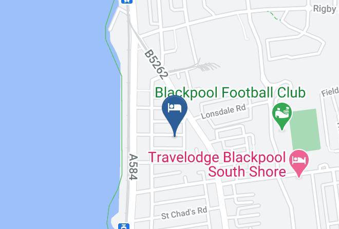 Olive Lodge Blackpool Map