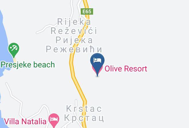 Budva - Olive Resort Maps