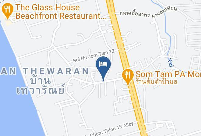 Amphoe Sattahip - Olive Tree Hotel Maps