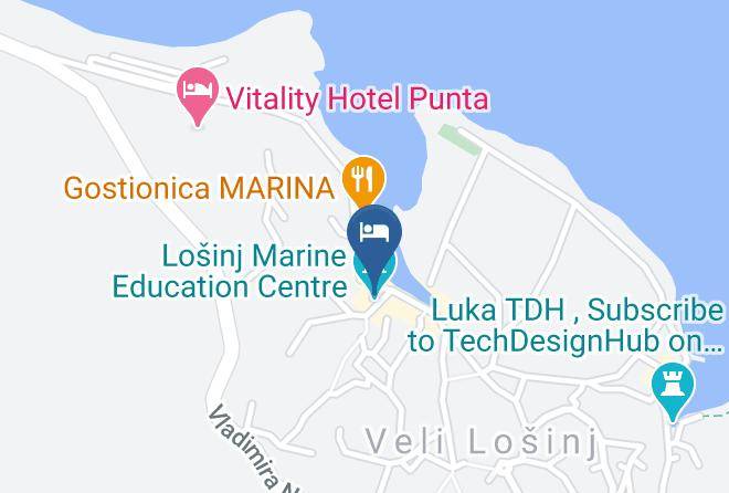 Mali Losinj - Olive Tree Restaurant Bio Mare Doo Maps