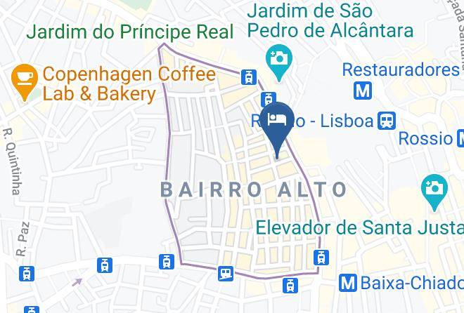 Lisbon - Olivena In Bairro Alto Maps
