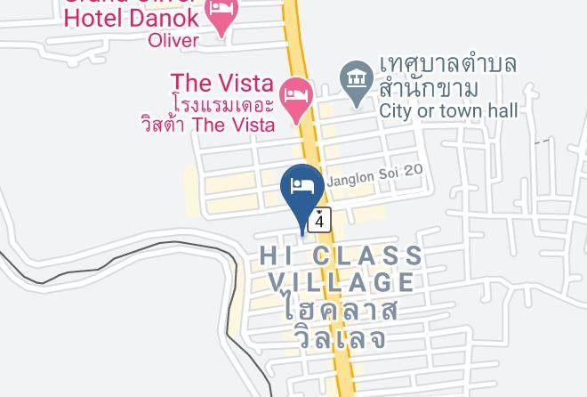 Amphoe Sadao - Oliver Hotel Danok Maps