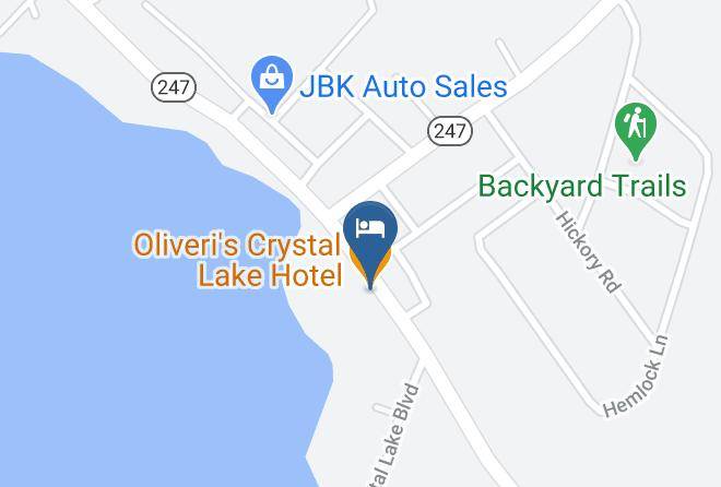 Oliveri's Crystal Lake Hotel Map