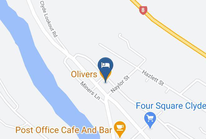 Central Otago - Olivers Central Otago Lodge & Stables Maps