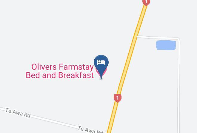 Timaru - Olivers Farmstay Bed And Breakfast Maps