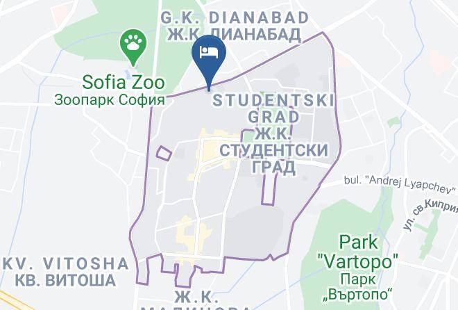 Sofia - Olives City Hotel Maps