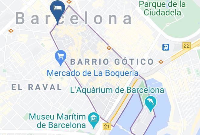 Barcelona - Olivia Plaza Hotel Maps