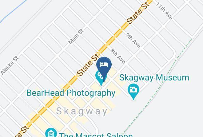 Skagway Borough - Olivias Alaskan Bistro & Historic Skagway Inn Maps