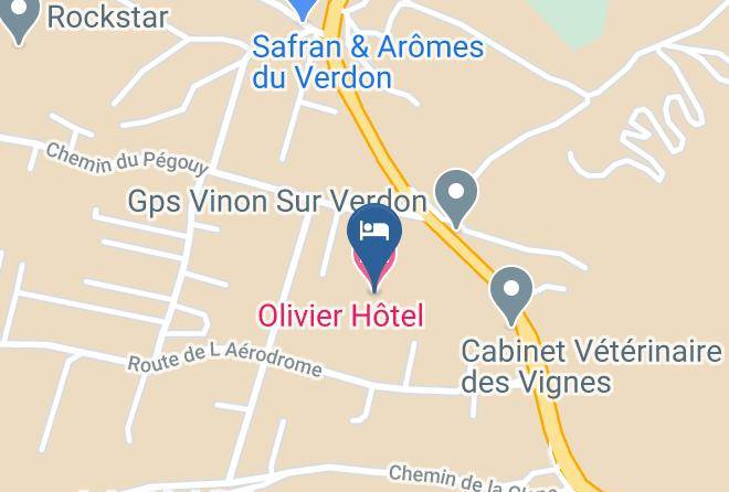 Var - Olivier Hotel Maps