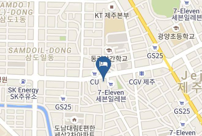 Olle Tourist Hotel Map - Jejudo - Jejusi