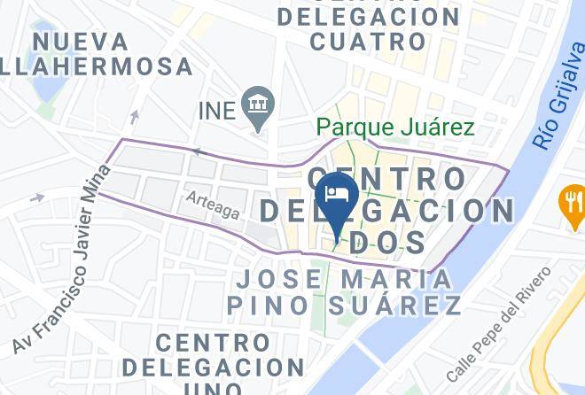 City Centre - Olmeca Plaza Urban Express Hotel Maps