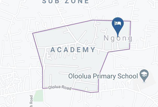 Kajiado - Oloolua Resort & Spa Maps