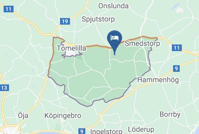 Tomelilla - Olovsdal Rum & Frukost Maps
