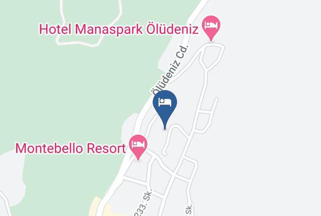 Fethiye - Oludeniz Blu Luxury Boutique Hotel Adults Only Maps