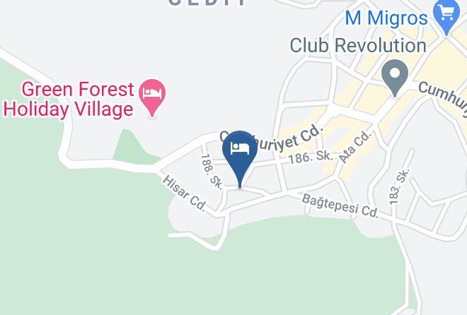 Fethiye - Oludeniz Orman Kampi Maps