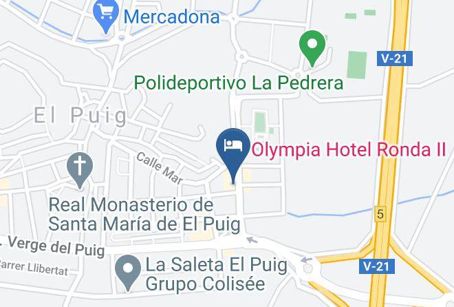 Valencia - Olympia Hotel Ronda I Maps