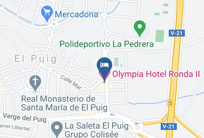 Valencia - Olympia Hotel Ronda Ii Maps