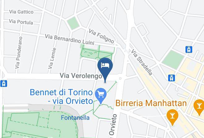 Turin - Art Hotel Olympic Maps