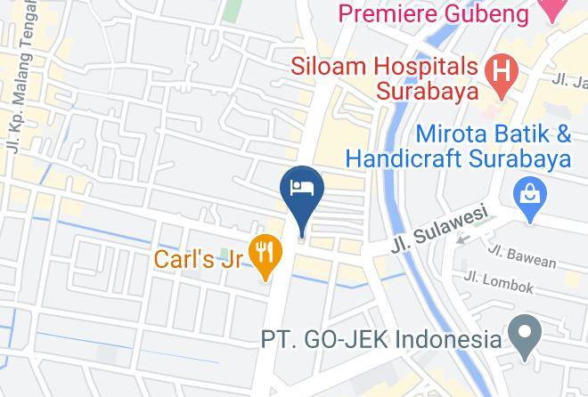 Kota Surabaya - Olympic Hotel Maps