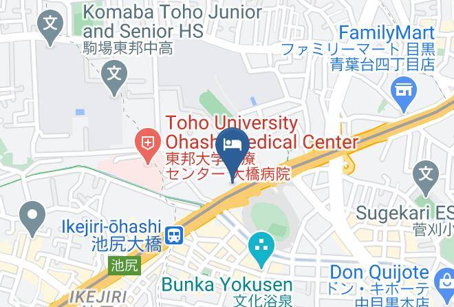Meguro Ward - Olympic Inn Shibuya Maps