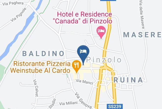 Trento - Olympic Palace Hotel Maps