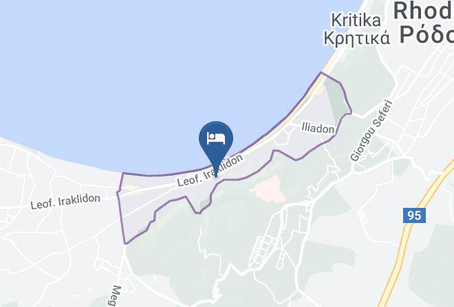 Dodecanese - Olympic Palace Resort Hotel & Convention Center Ixia Rhodes Greece Maps