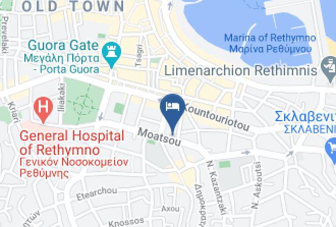 Rethimni - Olympic Palladium Hotel Maps