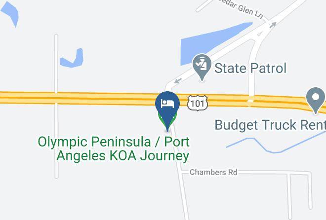 Clallam - Olympic Peninsula Port Angeles Koa Journey Maps