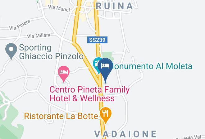 Trento - Olympic Regina Hotel Maps