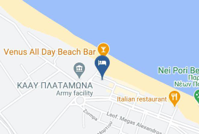 Pieria - Olympic Star Beach Hotel Maps