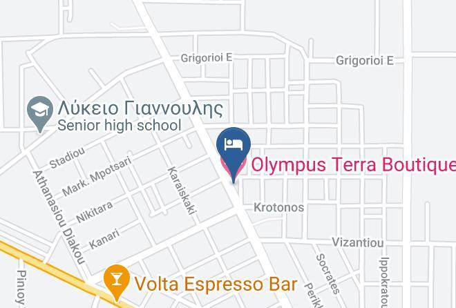 Larisa - Olympus Terra Boutique Hotel Maps