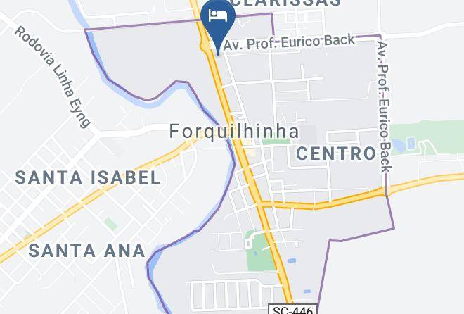 Forquilhinha - Oma Zita Hotel Maps