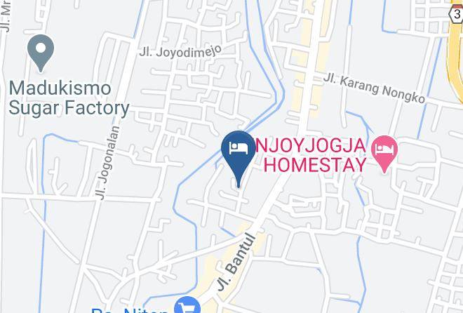 Bantul Regency - Omah Kweni Homestay Maps