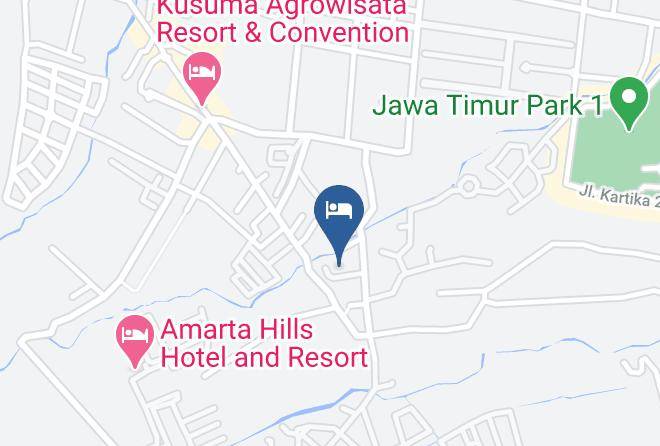 Kota Batu - Omah Londo Luxury Resort Maps