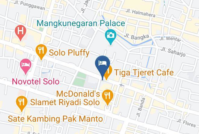 Surakarta - Omah Sinten Heritage Hotel & Resto Maps