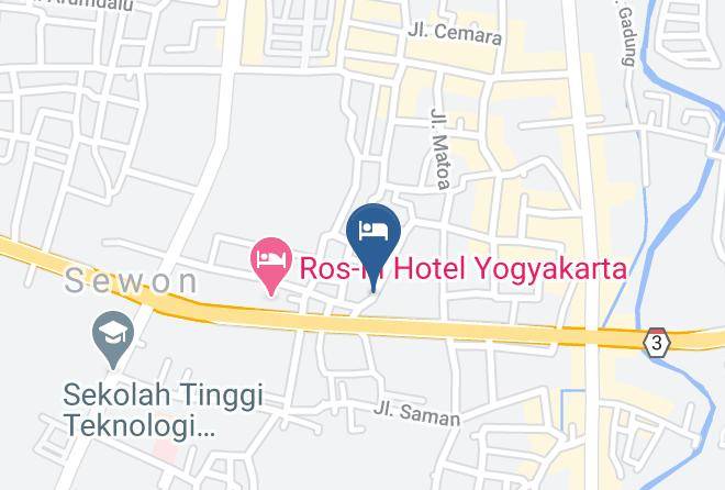 Bantul Regency - Omahe Qoema 3 Syariah Hotel Maps