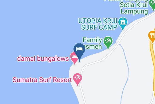 Lampung Barat - Ombak Indah Resort Maps