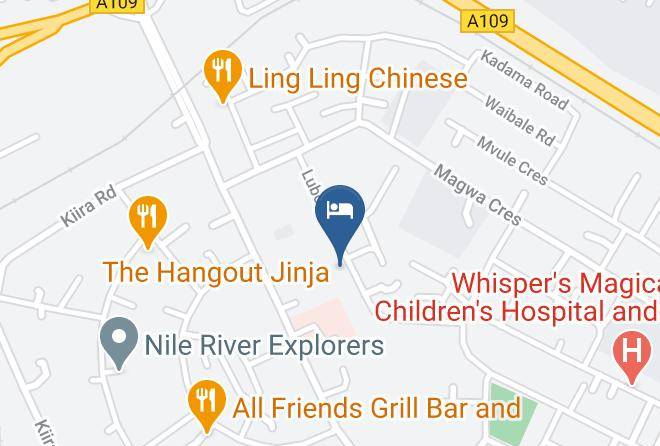 Jinja Municipality - Omega Christian Hotel Maps