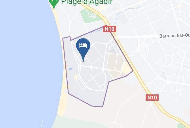 Agadir - Omega Hotel Agadir Maps