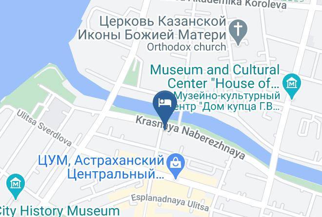 Astrakhan - Omega Hotel Maps