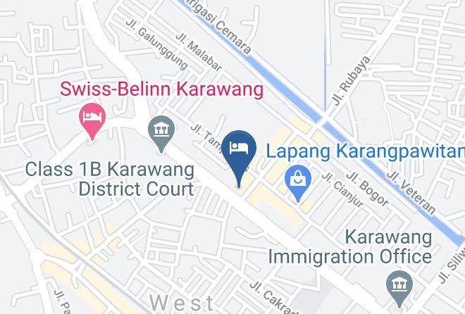 Karawang Regency - Omega Hotel Maps