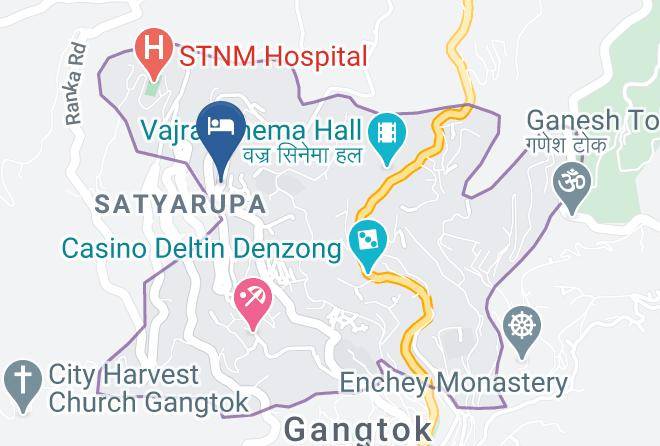 Gangtok - Omega Inn Maps