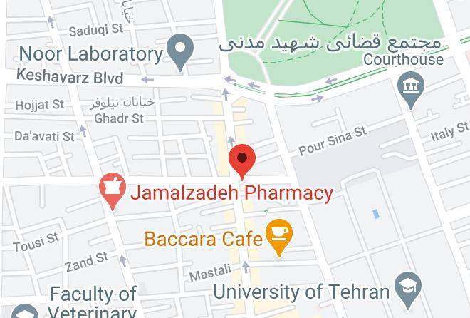 Tehran - Omid Hotel Maps