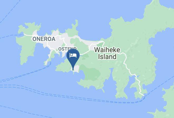 Omiha On The Beach Waiheke Unlimited Map