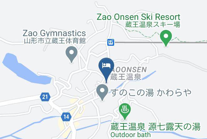 Yamagata City - Omiya Ryokan Maps