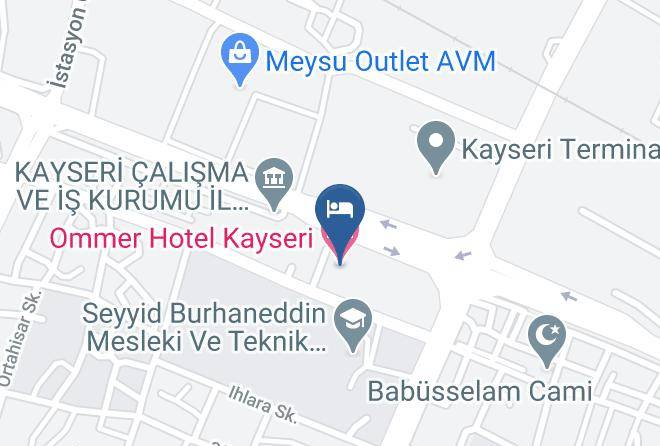 Ommer Hotel Kayseri Map