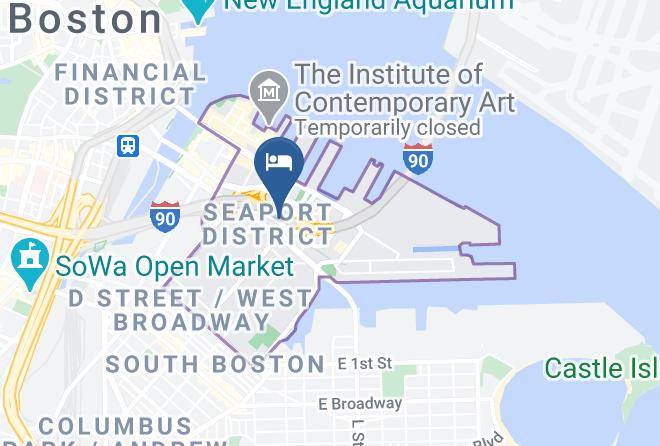 Omni Boston Hotel At The Seaport Map