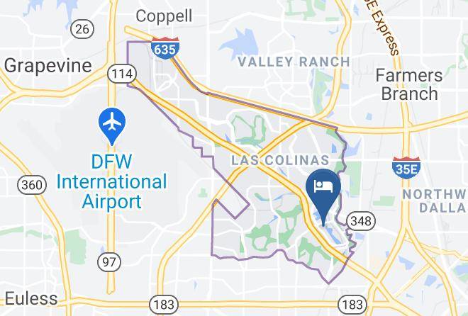 Dallas - Omni Las Colinas Hotel Maps